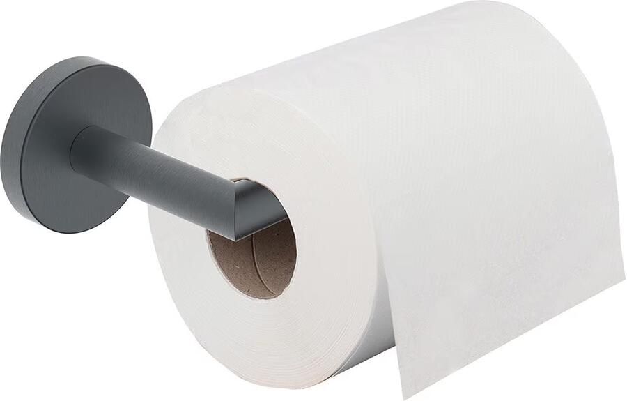 Wiesbaden Toiletrol houder Alonzo | Wandmontage | Messing | Gunmetal PVD - Foto 2