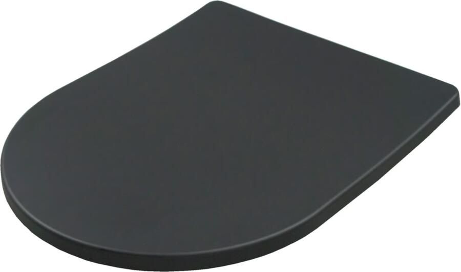 Wiesbaden Toiletzitting Ombra | Sofclose met quick-release | Duroplast | Zwart mat - Foto 3