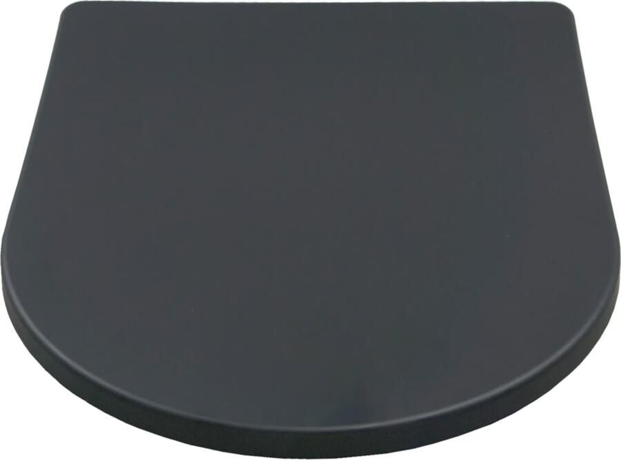 Wiesbaden Toiletzitting Ombra | Sofclose met quick-release | Duroplast | Zwart mat - Foto 2