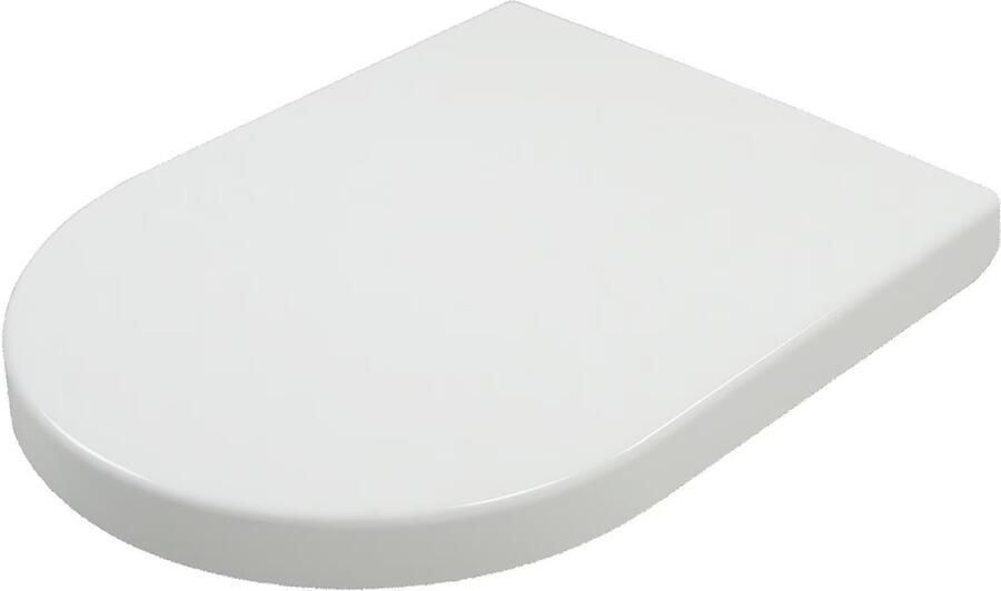 Wiesbaden Toiletbril Vesta Softclose en Quickrelease Toiletzitting Wit t.b.v. Wandcloset 52 cm - Foto 5