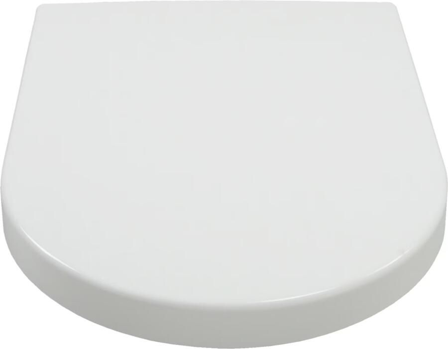 Wiesbaden Toiletbril Vesta Softclose en Quickrelease Toiletzitting Wit t.b.v. Wandcloset 52 cm - Foto 4