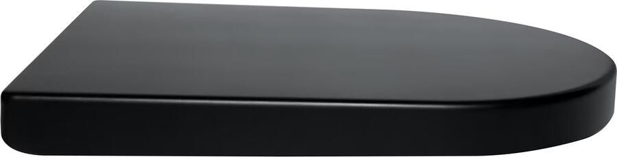 Wiesbaden Toiletzitting Vesta | Sofclose met quick-release | Duroplast | Zwart mat - Foto 3