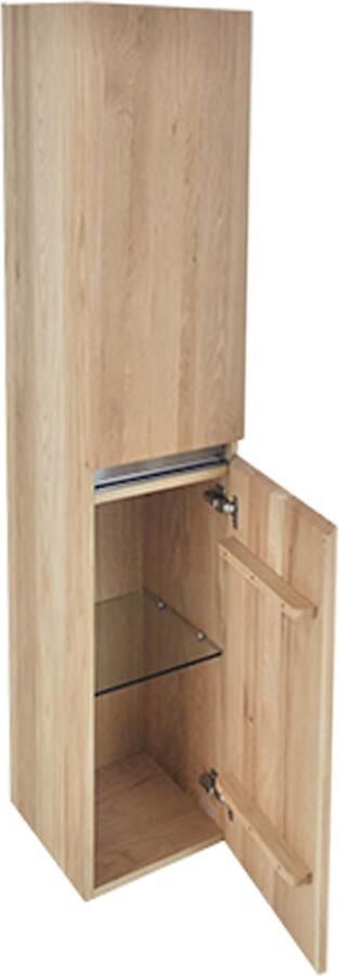 Wiesbaden Kolomkast Vision OAK Hangend 35x160x35cm Eiken Omkeerbaar met 2 Deuren - Foto 5