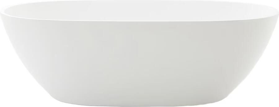 Wiesbaden Ligbad Vrijstaand Ellips Ovaal 90x180x58cm Glasvezelversterkt Hoogwaardig Acryl Glans Wit met Badwaste - Foto 4