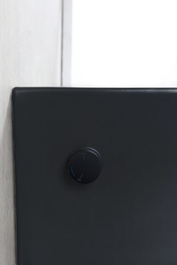 Wiesbaden Wandcloset Vesta | 52 cm | Rimless | Bidet functie-warm en koud water | Excl.Toiletzitting | Keramiek | Mat zwart - Foto 3