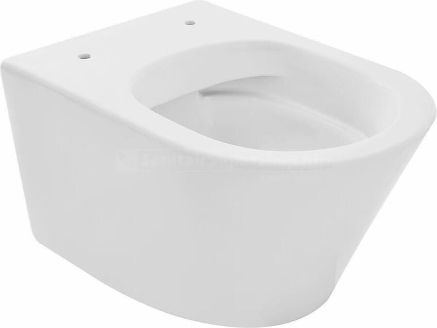 Wiesbaden Vesta wandcloset rimless met Shade slim toiletzitting softclose en quick release mat wit 32.6012 - Foto 4