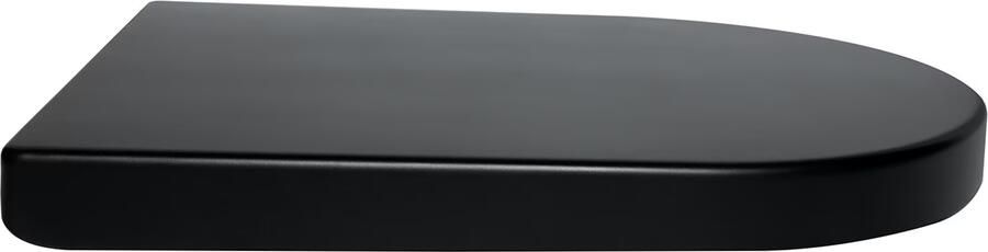 Wiesbaden Wandcloset Vesta | 52 cm | Rimless | Incl.Softclose zitting | Keramiek | Zwart mat - Foto 3