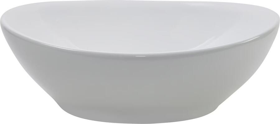 Wiesbaden Waskom Barco | 40x33x14.5 cm | Keramiek | Vrijstaand | Ovaal | Wit - Foto 4