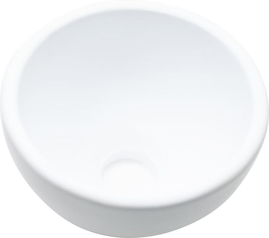 Wiesbaden Waskom Tessa | 20 cm | Solid surface | Vrijstaand | Rond | Wit mat - Foto 2