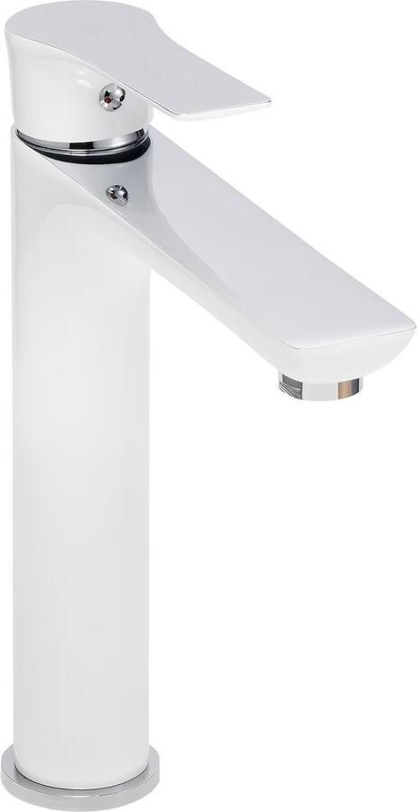 Wiesbaden Wastafelkraan Casma | Opbouw | Mengkraan | Standaard model | 1-hendel | Rond | Wit chroom - Foto 2