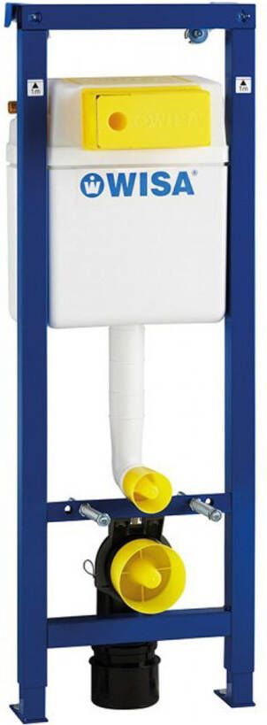 WISA XT Inbouwelement met frame WC frontbediening verstelbaar 2x 16mm aansluiting 1120 1320 x 380 x 140 200mm(HxBxD ) - Foto 3