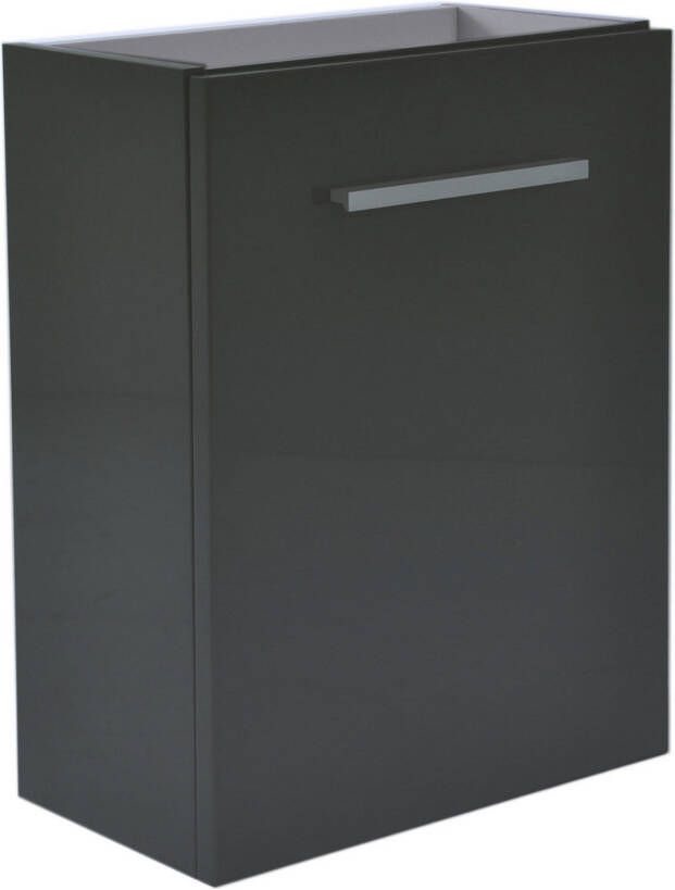 Xellanz fonteinkast tbv HS fonteintje l r 1 deur 40x21 hoogglans grijs 38.3942 - Foto 4