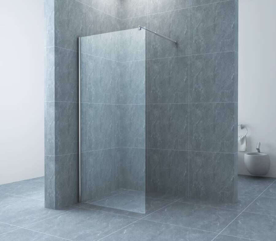 Xellanz Inloopdouche Eco 100x195cm Helder Glas Chroom Profiel 6mm Veiligheidsglas Easy Clean - Foto 3