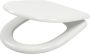 Xellanz Toiletbril Menir Softclose en Quickrelease Toiletzitting 42 7x35x4 2cm Wit - Thumbnail 3