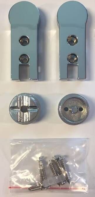 Wiesbaden chroom scharnierset douche-swingdeuren - Foto 3