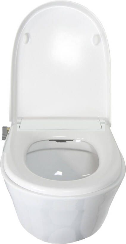 Xellanz Terra wandcloset met Aqua toiletzitting met bidet functie wit glans