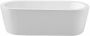 Xellanz Ligbad Vrijstaand Bianco Ovaal 80x178x58.5cm Glasvezelversterkt Hoogwaardig Acryl Glans Wit met Badwaste en Overloop - Thumbnail 4