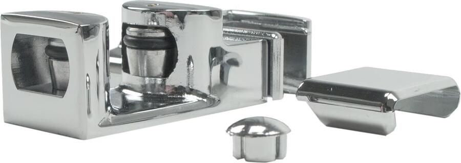 Xellanz chroom metalen deurgeleider deur rechts 20.6065 - Foto 3