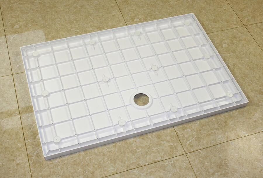 Xellanz Douchebak SMC | 120x80x4 cm | SMC | Excl.Afvoer | Rechthoek | Wit glans - Foto 5