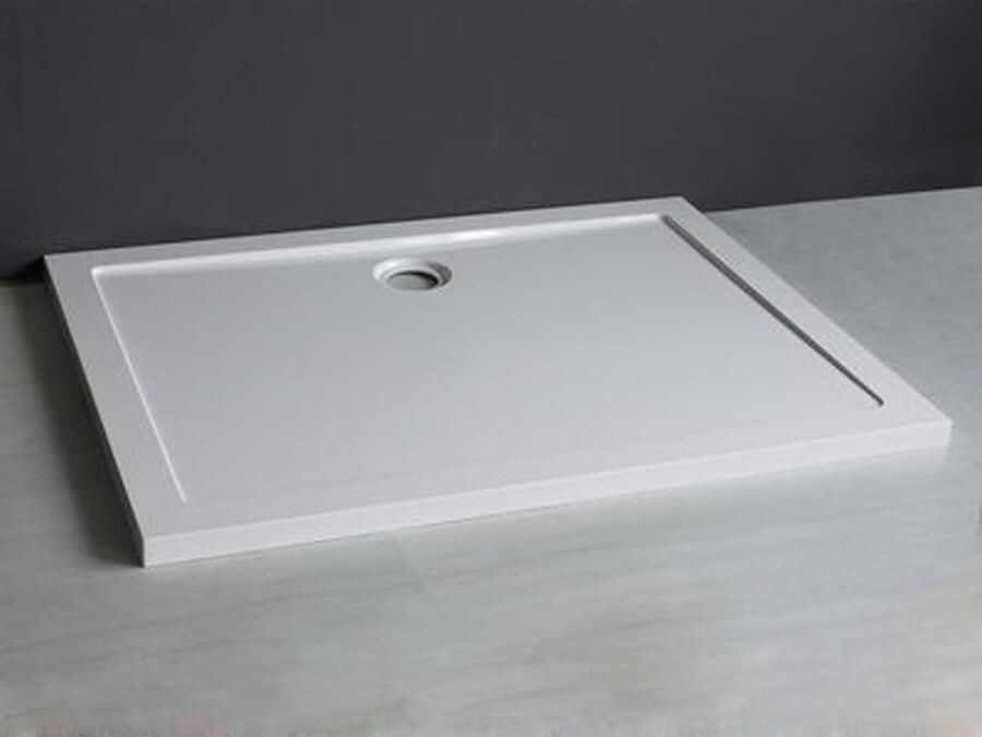 Xellanz Douchebak SMC | 120x90x4 cm | SMC | Excl.Afvoer | Rechthoek | Wit glans - Foto 4