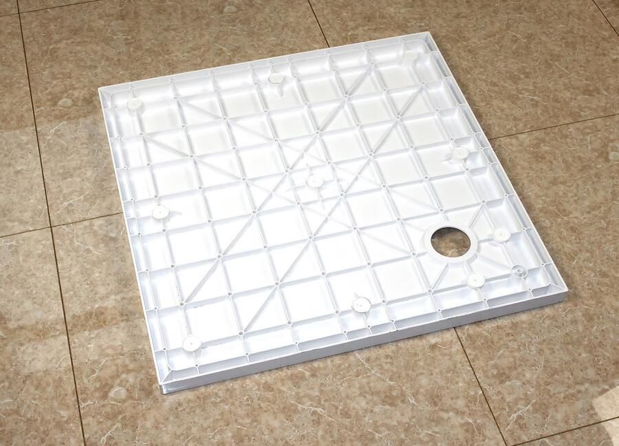 Xellanz Douchebak SMC | 90x90x4 cm | SMC | Excl.Afvoer | Vierkant | Wit glans - Foto 5