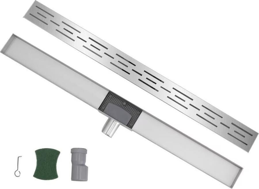 Xellanz Douchegoot Eco | 70 cm | Met rooster | RVS
