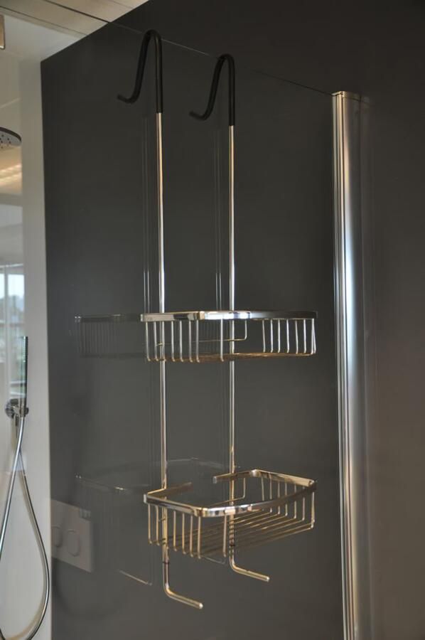 Xellanz Doucherek Wiesbaden Domo | Aan douchewand | Messing | Rond | RVS look - Foto 2