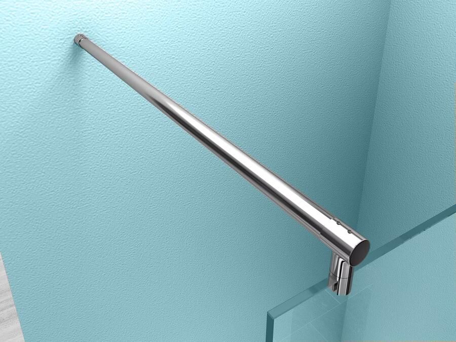 Diamond Line Inloopdouche Eco 140x200cm Antikalk Helder Glas Chroom Profiel 8mm Veiligheidsglas Easy Clean - Foto 16