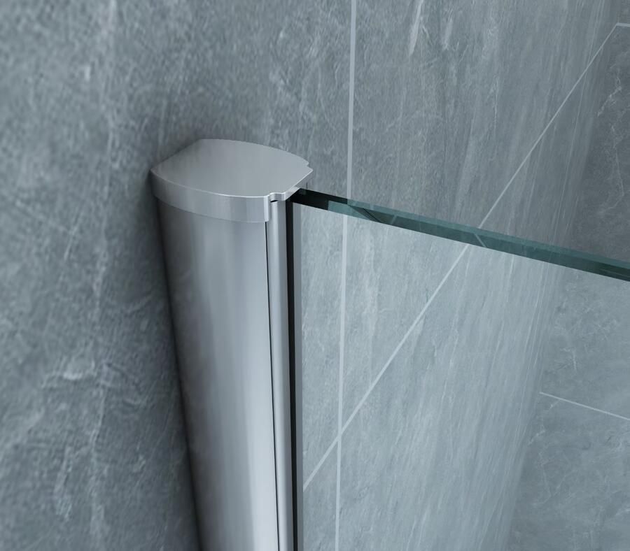 Xellanz Inloopdouche Eco 100x195cm Helder Glas Chroom Profiel 6mm Veiligheidsglas Easy Clean - Foto 4
