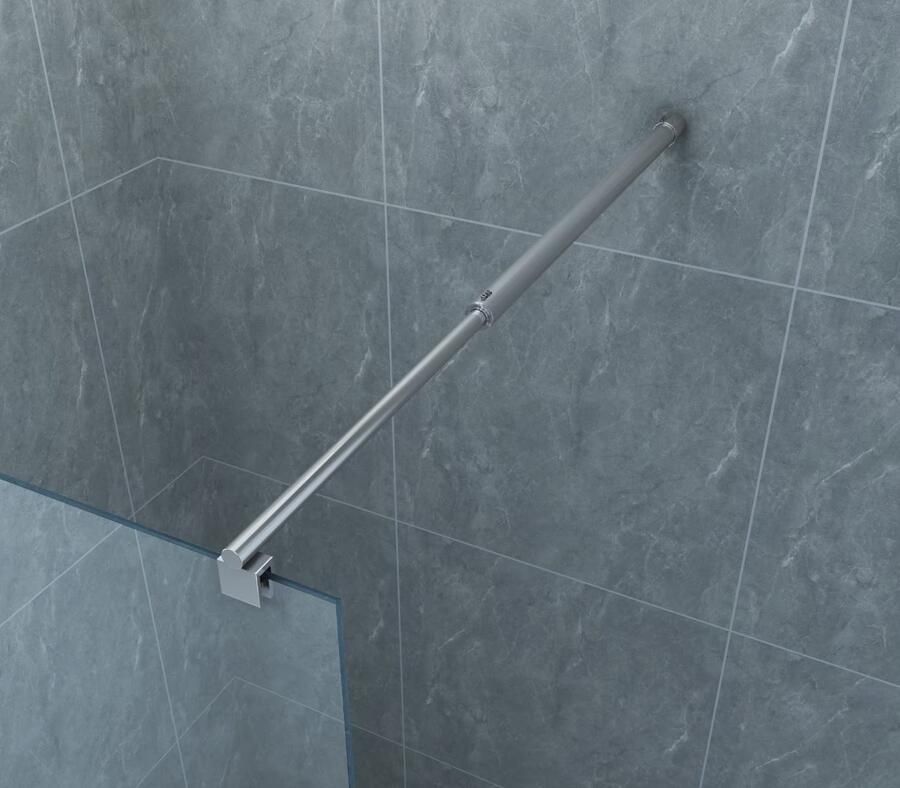 Xellanz Inloopdouche Eco 100x195cm Helder Glas Chroom Profiel 6mm Veiligheidsglas Easy Clean - Foto 5