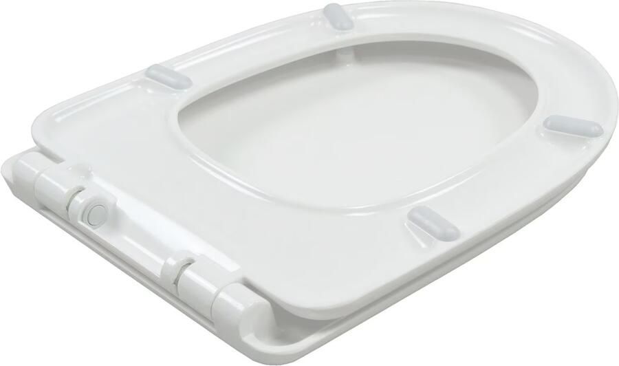 Xellanz Toiletbril Menir Softclose en Quickrelease Toiletzitting 42 7x35x4 2cm Wit - Foto 3