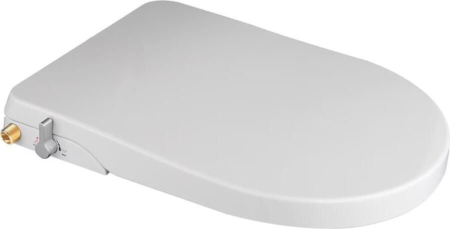 Wiesbaden Xellanz Wiesbaden Luxe toiletzitting stroomloos wit met twee sproeiers - Foto 5