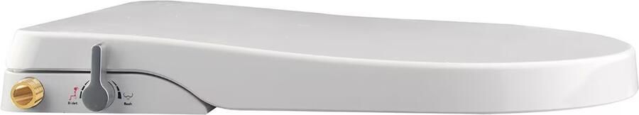 Wiesbaden Xellanz Wiesbaden Luxe toiletzitting stroomloos wit met twee sproeiers - Foto 4