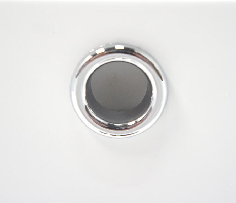 Xellanz Riko Basic chromen ring voor overloop wastafel 3x2 cm kunststof chroom - Foto 2