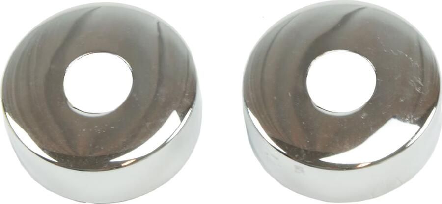 Xellanz Rio set S-koppelingen met rozet voor 15cm 1 2&apos;&apos;x3 4&apos;&apos; chroom - Foto 2