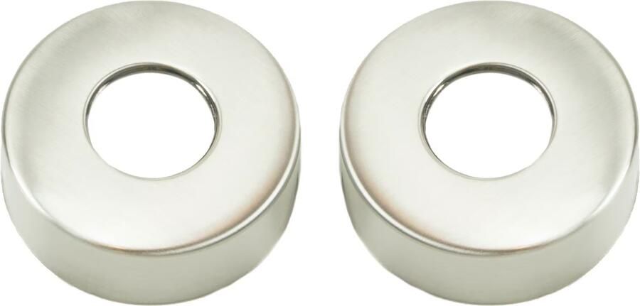 Xellanz Rio set S-kopp.+ rozet 1 2&apos;&apos;x3 4&apos;&apos; geborsteld staal 29.6124 - Foto 2