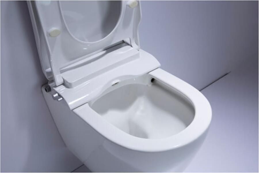 Xellanz Terra wandcloset met Aqua toiletzitting met bidet functie wit glans