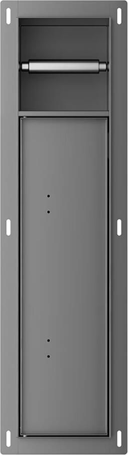 Xellanz Toiletrol- en borstelhouder Rocko | Inbouw | Betegelbaar | Messing | Gunmetal - Foto 2