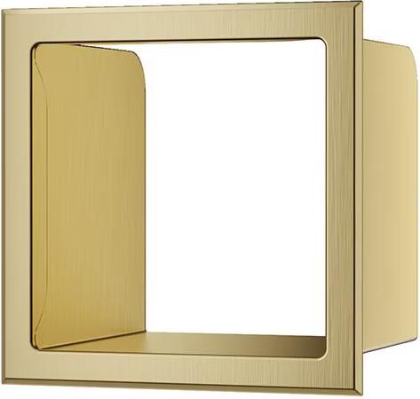 Xellanz Toiletrolhouder set Rocko | Zonderklep | Met reserverolhouder | Geborsteld messing PVD