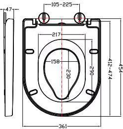 Xellanz Toiletzitting Family | Sofclose met quick-release | PP (polypropyleen) | Wit