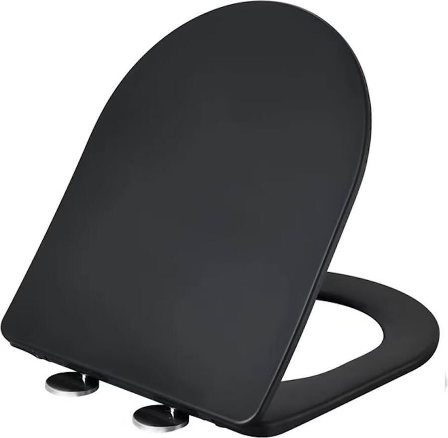 Xellanz Toiletzitting Nibiru | Sofclose met quick-release | Duroplast | Zwart mat - Foto 2