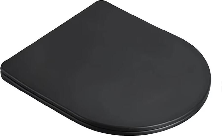 Xellanz Toiletzitting Nibiru | Sofclose met quick-release | Duroplast | Zwart mat - Foto 3