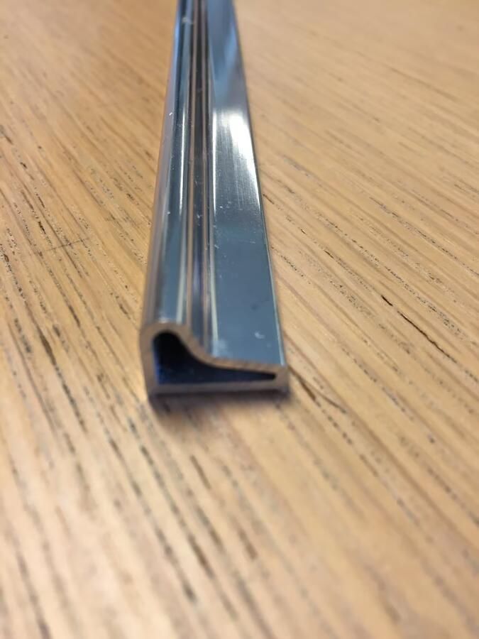 Xellanz universeel inkortbaar bodemstrip waterkering chroom lengte circa 79 cm