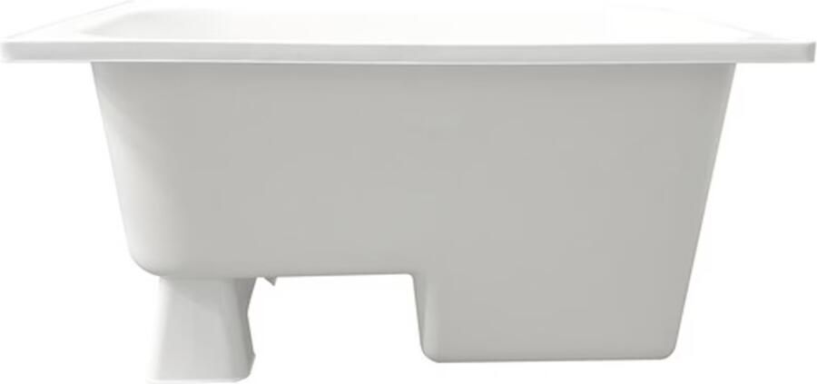 Xellanz Zitbad Vrijstaand Marinella Rechthoek 65x105x52cm Polypropyleen Mat Wit - Foto 6