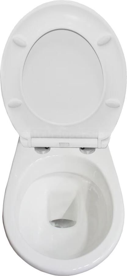 Wiesbaden Neptunus One Pack hangend toilet diepspoel met Ultimo 2.0 zitting met softclose en quickrelease wit - Foto 4