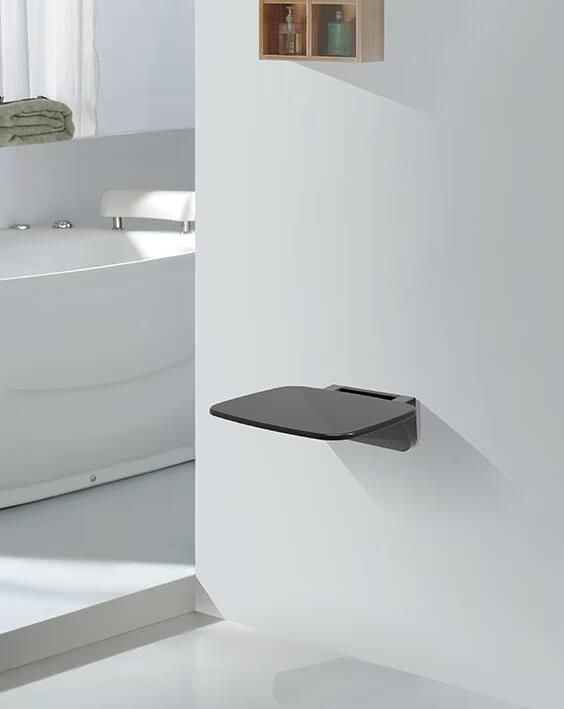 Xellanz Wiesbaden Serva opklapbare douche stoel voor aan de wand zwart - Foto 2