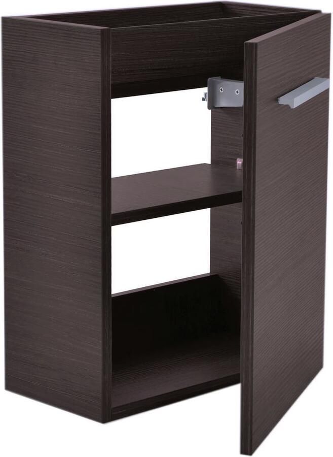 Xellanz fonteinkast tbv HS fonteintje l r 1 deur 40x21 houtnerf grijs 38.3941 - Foto 2