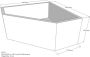 Xenz beterbad baddrager voor cyprus 145x145cm - Thumbnail 1