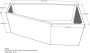 Xenz PS Baddrager t.b.v. Lagoon Society Compact Links 160x75 cm - Thumbnail 1