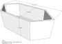 Xenz beterbad baddrager voor lucia 180x80cm - Thumbnail 2